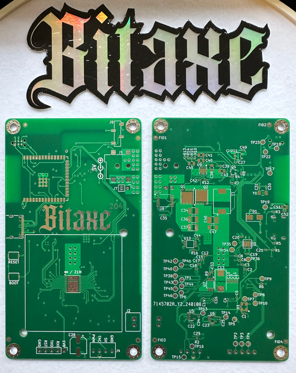 Bitaxe Ultra 204 bare PCB