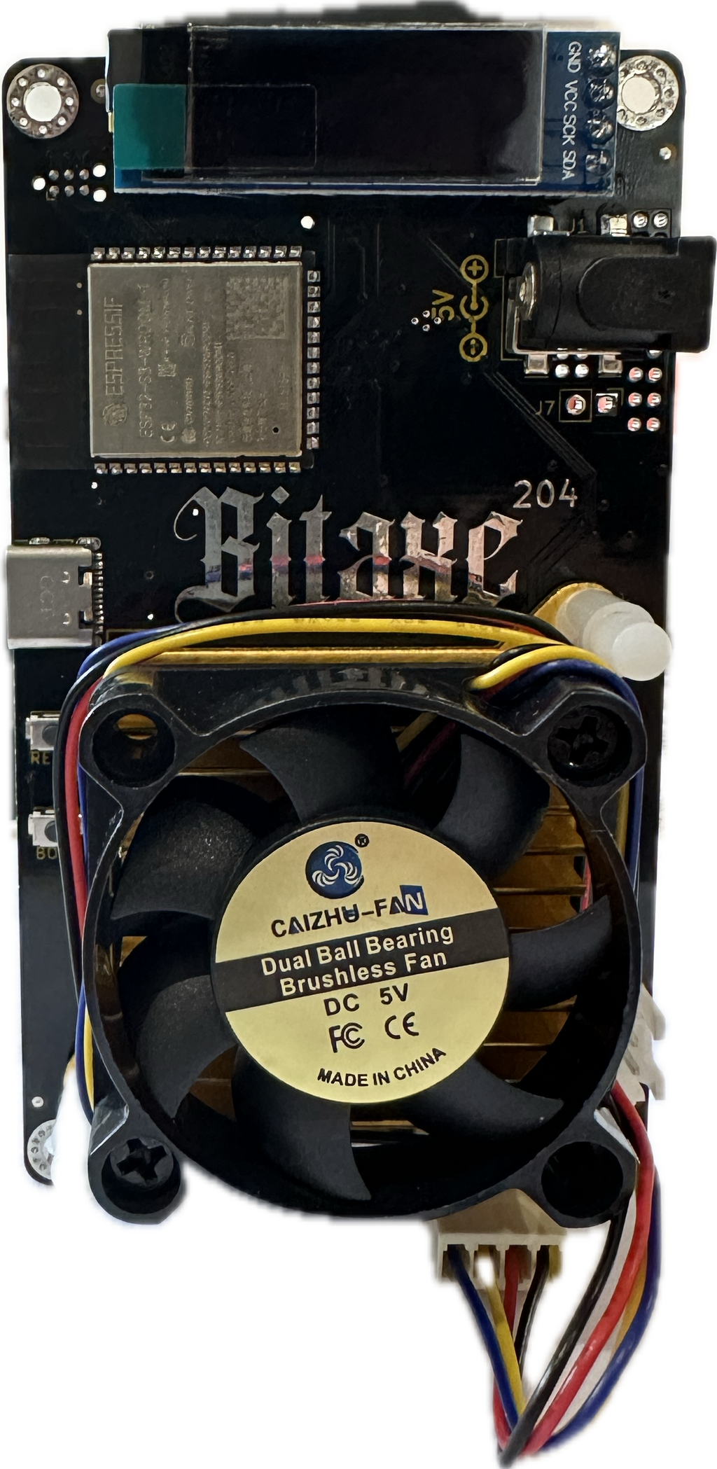 Bitaxe Ultra 204 (450GHz +/- hashrate)